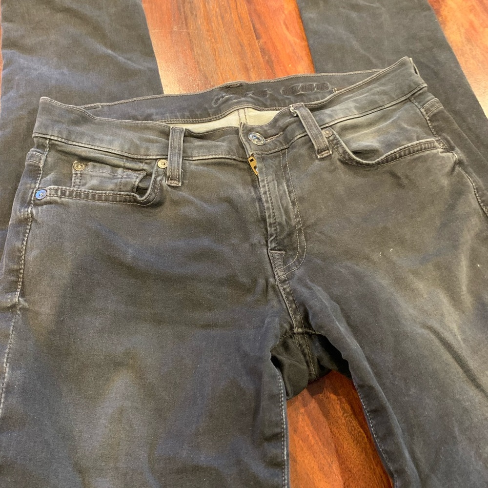 7 for all mankind gray black “Roxanne” size 27